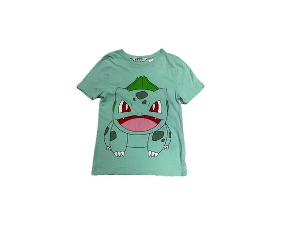 【H&Mエイチアンドエム】ポケモン フシギダネ 半袖シャツ キッズ134-140