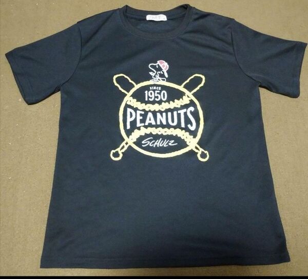 スヌーピー Tシャツ PEANUTS ベースボール 半袖