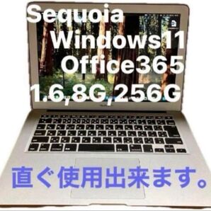 MacBook Air 2015 13イン,(boot camp)sequoia,windows 11