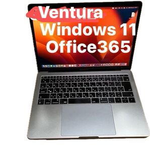 Macbook pro,,13inch,2017Two Thunderbolt3ports(boot camp)