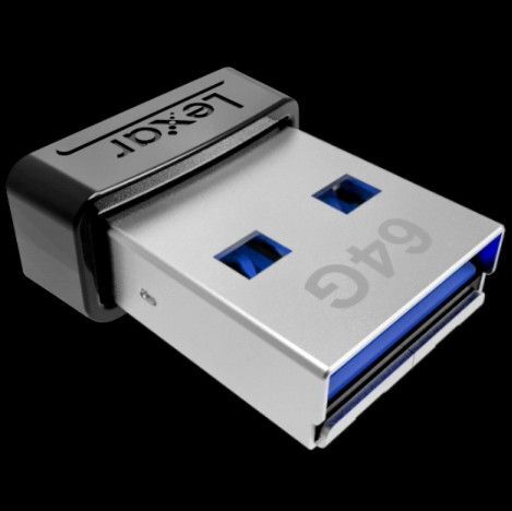 64GB Lexar JumpDrive S47 USB3.0 超小型USBメモリ 海外リテール品 250MB/秒