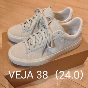美品 VEJA ヴェジャ スニーカー スエード スウェード 38 24.0