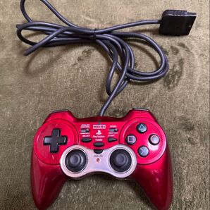 HORI プレイステーション用 コントローラー レッド アナログ振動パッド2ターボ