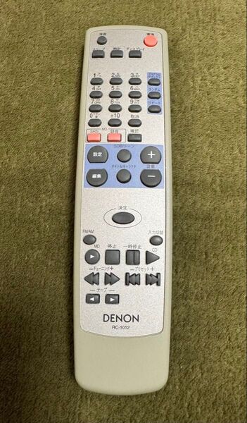 デノン DENON オーディオ用リモコン RC-1012
