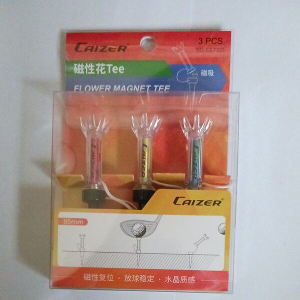 CAIZER 磁性花Tee FLOWER MAGNET TEE 3個セット CZ-7225 85mm