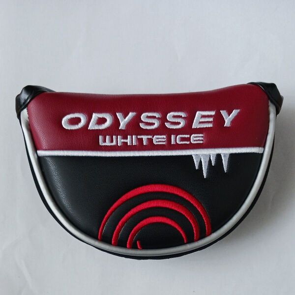 ODYSSEY WHITE ICE パターカバー マレットタイプ レッド