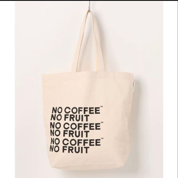 NO COFFEE × FRUIT OF THE LOOM コラボ トートバッグ ノーコーヒー & フルーツオブザルーム