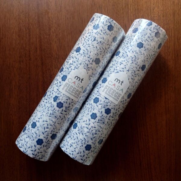 mt CASA FLEECE 花 2本セット 230㎜ × 10m巻 リメイク 廃盤 生産完了