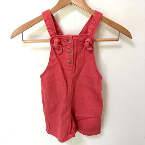 H&M サロペット US 2-3Y テラコッタ キッズ
