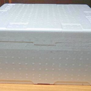 3個セット! 中古 リンゴ箱 フタ付き 発泡 スチロール 製 リンゴ ケース!