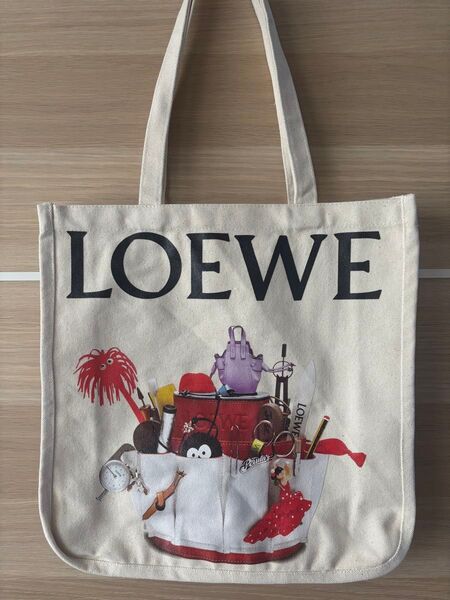 ロエベ LOEWE CRAFTED WORLD展 ノベルティ トートバッグ