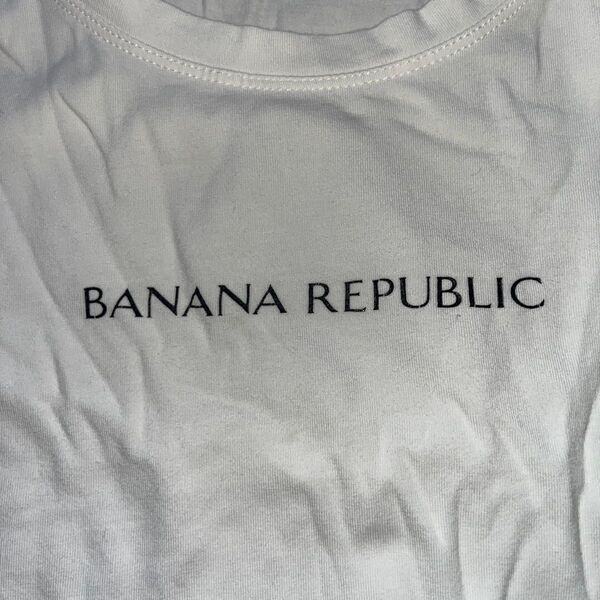 Banana Republic ロゴTシャツ ホワイト