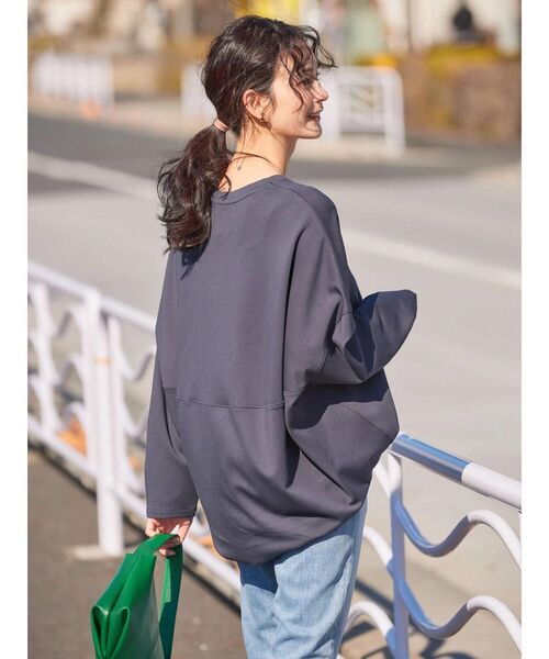 AMERICAN HOLIC アメリカンホリック UVカット ポンチコクーンプルオーバー 新品タグ付き チャコールグレー