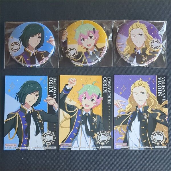 彩 缶バッジ&ミニフォト 6点セット アイドルマスターSideM