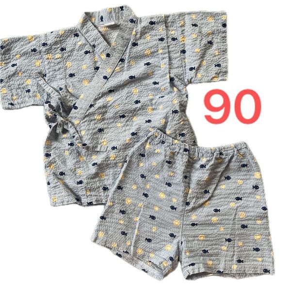 甚平 浴衣 キッズ 子供服 サイズ90cm