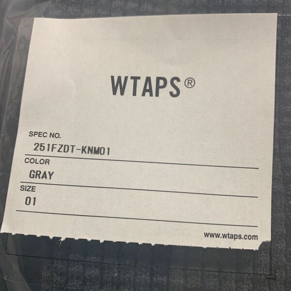 WTAPS 25SS DUP / SWEATER / CTPL GRAY s