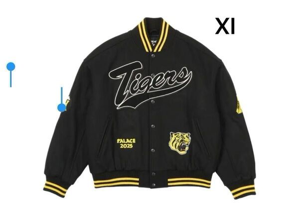 PALACE Hanshin Tigers Varsity Jacket "Black"