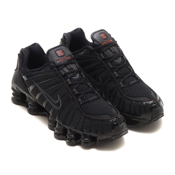 NIKE SHOX TL BLACK MAX ORANGE ブラック 26.5cm US8.5 Supreme Air Max