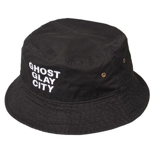 バケットハットGHOST GLAY CITY 黒