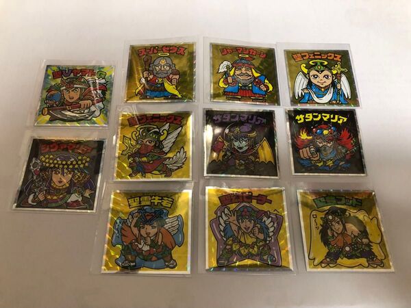 ロッテビックリマン40th ANNIVERSARY ヘッドだらけのビックリマン シークレット聖VヤマトG含む11枚セット!