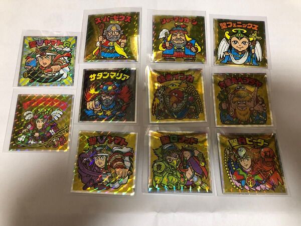 ロッテビックリマン40th ANNIVERSARY ヘッドだらけのビックリマン シークレット聖VヤマトG含む11枚セット!