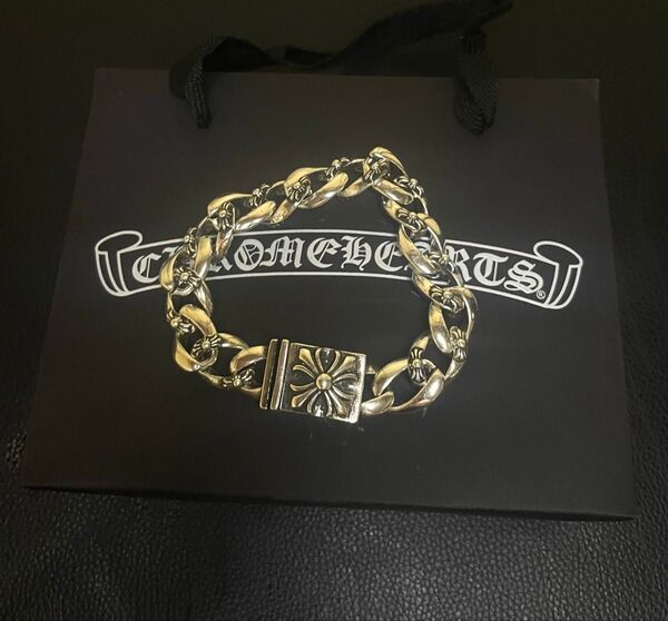 《売り尽くし》 ブレスレット シルバー 925刻印 クロス チェーン