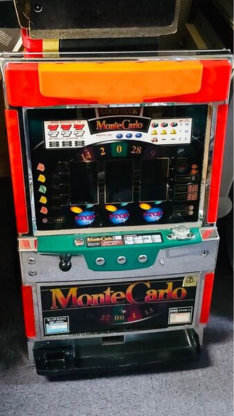 【4号機 IGT モンテカルロ パチスロ実機 分割発送①】※ドア側筐体
