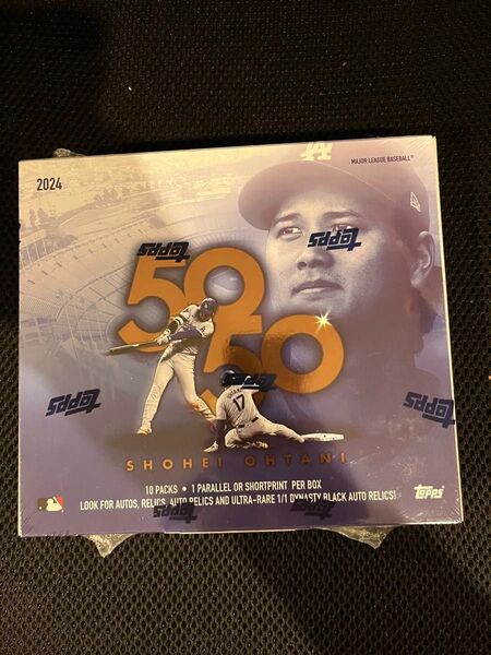 【新品 未開封】MLB 2024 Topps 大谷翔平 50/50 1箱