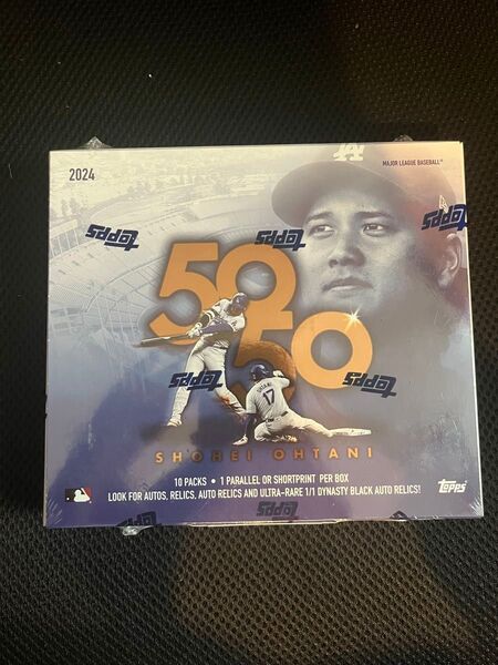 【新品 未開封】MLB 2024 Topps 大谷翔平 50/50 1箱 Shohei Ohtani