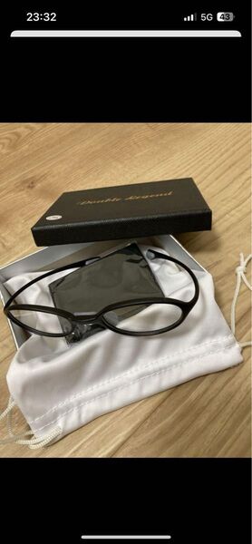 Double Legend 折りたたみ老眼鏡 ブラック 未使用に近い
