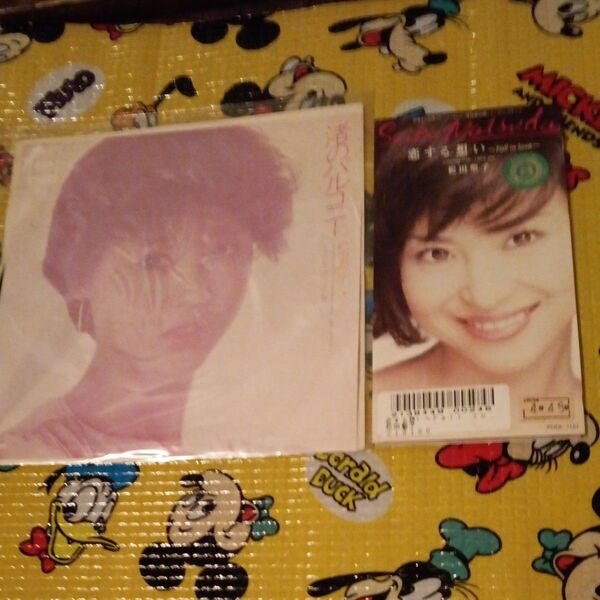 松田聖子オリジナルEP盤シングルレコード&恋する想いCDシングル盤組み合わせセット