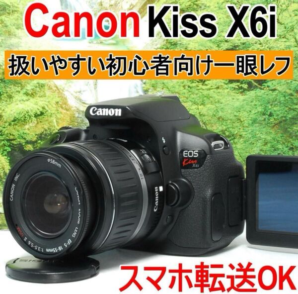 バリアングルモニターで自撮りも簡単 Canon Kiss X6i 高速連写!!