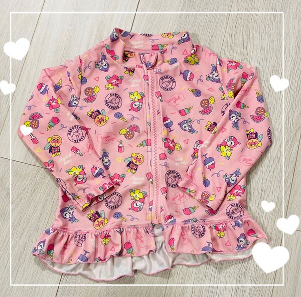 アンパンマン ドキンちゃん コキンちゃん ラッシュガード 女の子 キッズ