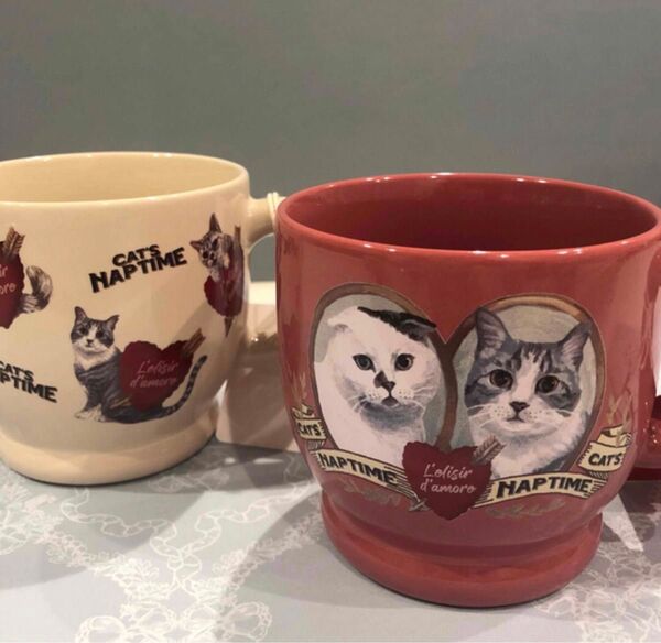 アフタヌーンティー マグカップ 2個 Cat's NapTime