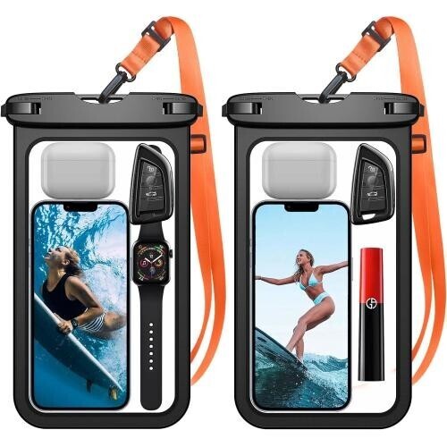 スマホ 防水 ケース 2枚セット IPX8認証 海 お風呂 完全防水 水中撮影