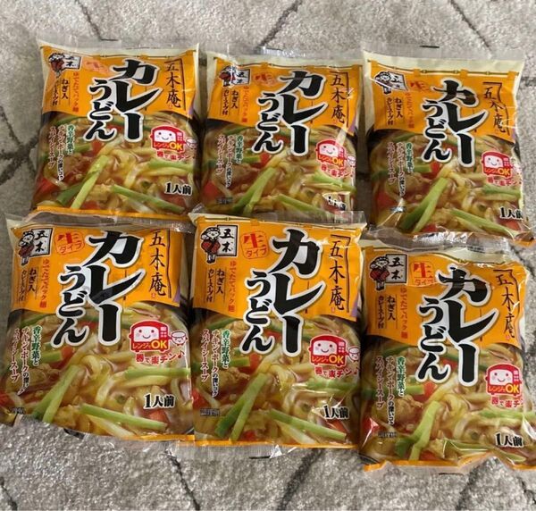 五木食品 五木庵カレーうどん 225g×6袋