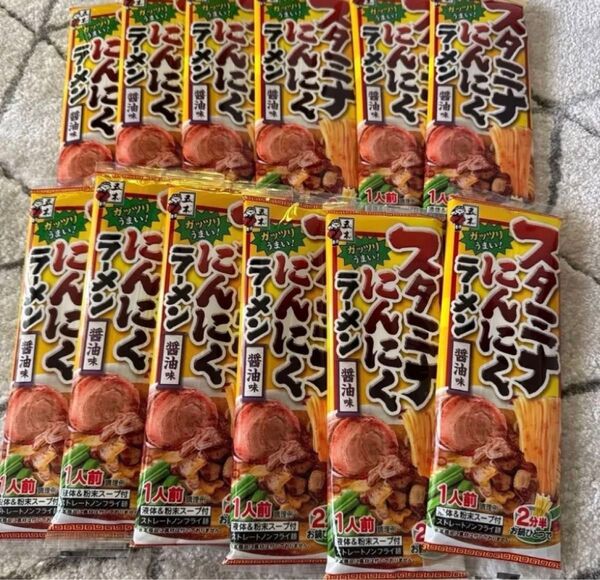 五木食品 スタミナにんにくラーメン 醤油味12袋セット