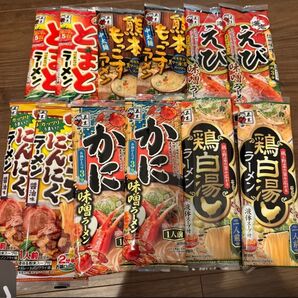 五木食品 棒ラーメン 12袋セット お試しセット とまとラーメン えび味噌 かに味噌 熊本ラーメン 鶏白湯