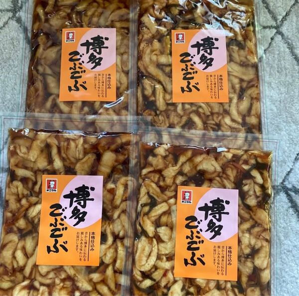 博多ごぶごぶ 国産大根使用 漬物 福岡 お土産 特産280g4袋セット