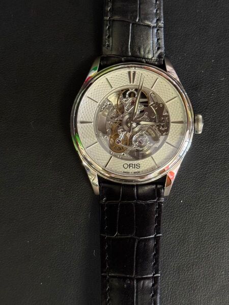 新品 オリス アートリエ 両面スケルトン 01 734 7721 4051 腕時計 正規品 oris