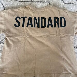 130 Tシャツ 型崩れしにくい STANDARD バックロゴプリント キッズ