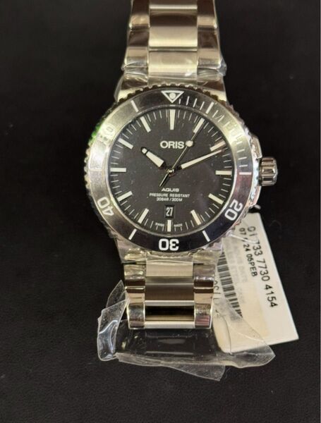 新品 オリス アクイス デイト 腕時計 ORIS 733 7730 4154