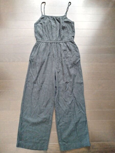 ユニクロ 150 サロペット オーバーオール 黒