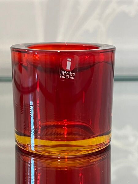 【レア】旧ロゴ 廃盤Iittala kivi イッタラ キビ レッド+イエロー※購入前にコメントをお願いします。