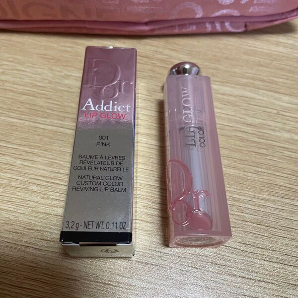 Dior ディオール アディクト リップ グロウ 001 ピンク 3.2g