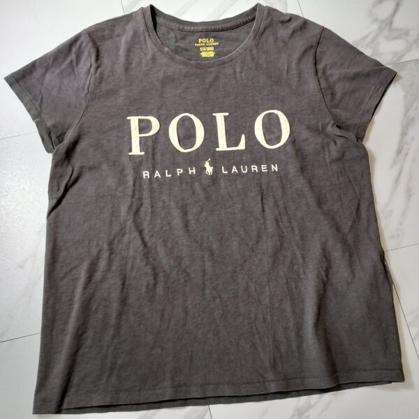 Polo Ralph Lauren ポロラルフローレン ワッペン 刺繍 Tシャツ Lサイズ