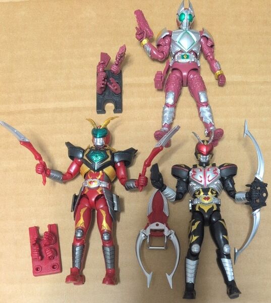 仮面ライダーギャレン カリス ワイルドカリス SHODO-O 仮面ライダー 3点セット
