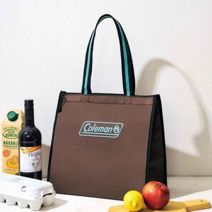 InRed 6月号 Coleman 撥水加工 マチ広トートバッグ