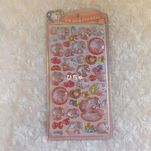 サンリオ Sanrio ボンボンドロップシール うるちゅるポップシール プチドロップシール ステッカー キティちゃん ハローキティ