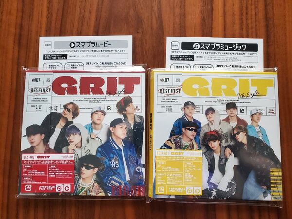 BE:FIRST 「GRIT」LIVE版&MV版 スマプラミュージック&ムービーのみ
